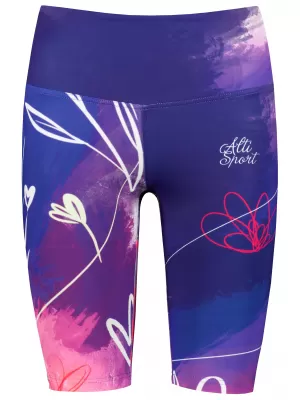 Női prémium térdig érő leggings (új méretek) ALTISPORT VOJ/ALW083LEG06 LILA
