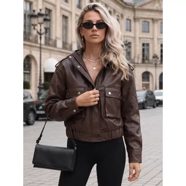  Női kabát DSTREET TY5877 BARNA 