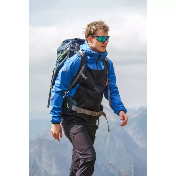 Férfi vízálló softshell kabát NORDBLANC EXPEDITIOUS NBSSM8323 KÉK 
