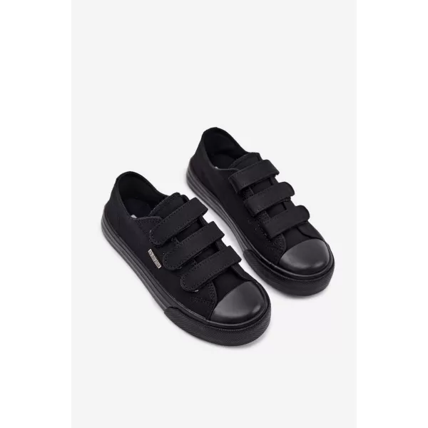  Gyermek tornacipő BIG STAR SHOES TT374172 FEKETE 