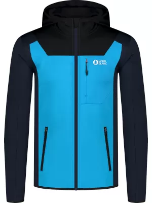Férfi powerfleece pulóver NORDBLANC SPRAWL NBSFM8333 FÉNYES KÉK