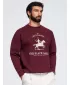Férfi pulóver OMBRE OM-SSNZ-0267 BURGUNDIA
