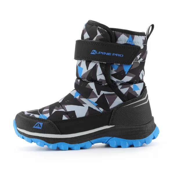  Gyermek téli hóemberek ALPINE PRO BERNO RAGYOGÓ KÉK 
