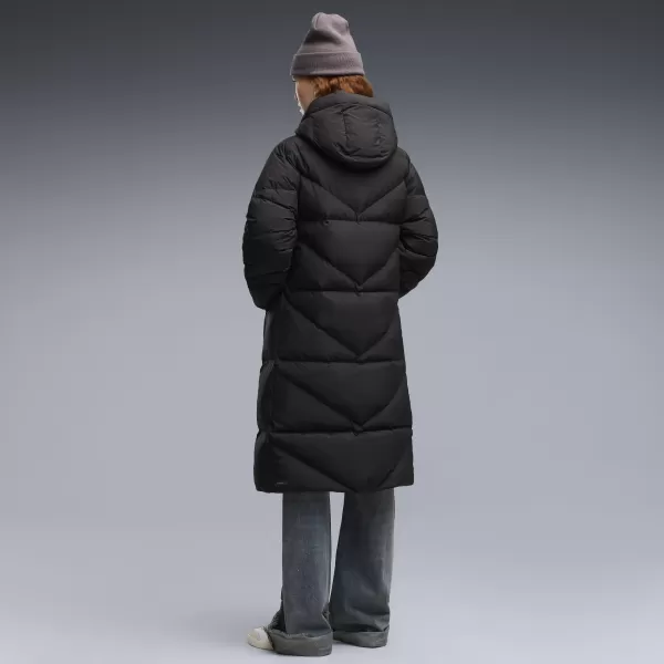  Női kabát PUMA HOODED DOWN PUFFER COAT W 69457901 PUMA FEKETE 