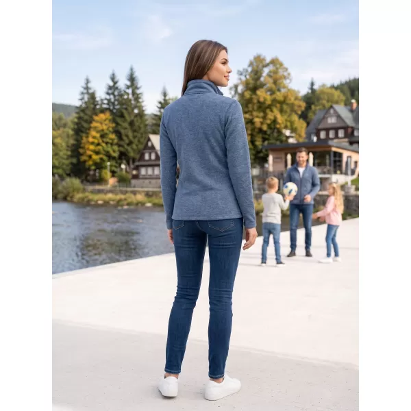  Női polár pulóver ALTISPORT ALW002852 SÖTÉT FARMER KIEMELÉSEK 