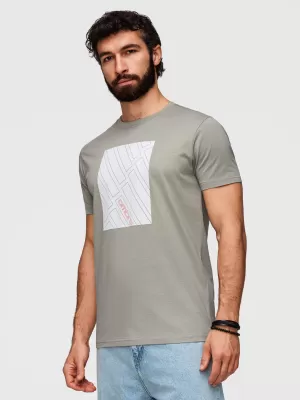 Férfi póló OMBRE OM-TSPT-0259 SZÜRKE