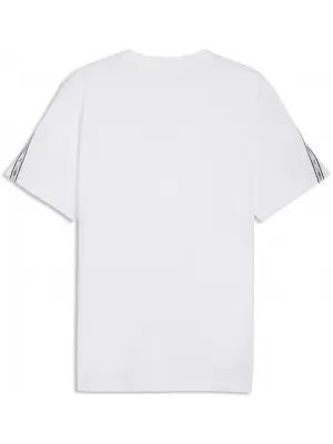 Férfi póló PUMA ESS TAPE TEE 69169302 PUMA FEHÉR