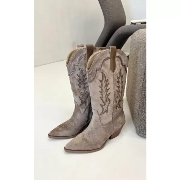  Női csizma BOTO 2586A KHAKI 