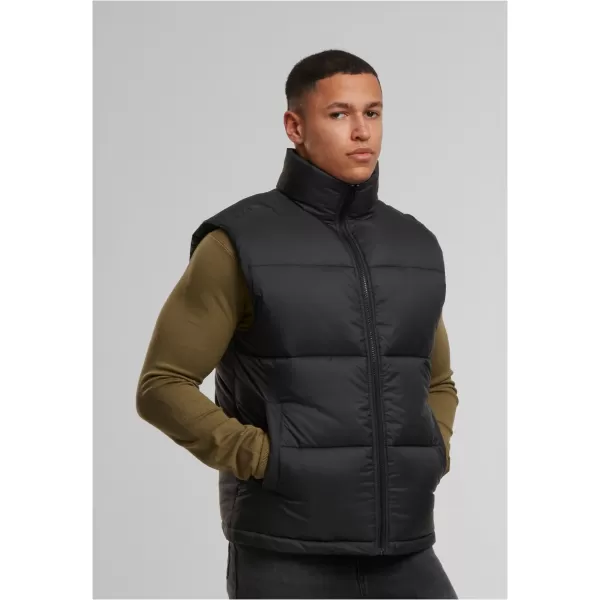  Férfi steppelt mellény URBAN CLASSICS TB8704-00007 FEKETE 