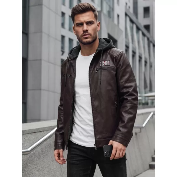  Férfi dzseki DSTREET TX5146 BARNA 