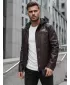 Férfi dzseki DSTREET TX5146 BARNA