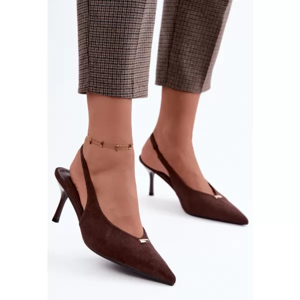  Női pumpák BOTO T681P BROWN 