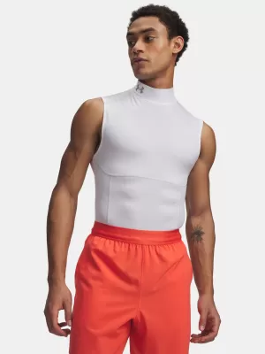 Férfi felső UNDER ARMOUR HG ELITE SLEEVELESS MOCK 6015381-100 FEHÉR