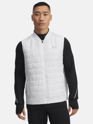 Férfi mellény UNDER ARMOUR LAUNCH INSULATED VEST 1380870-100 FEHÉR