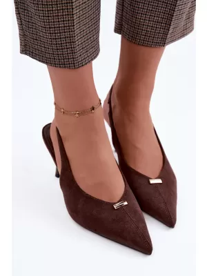 Női pumpák BOTO T681P BROWN