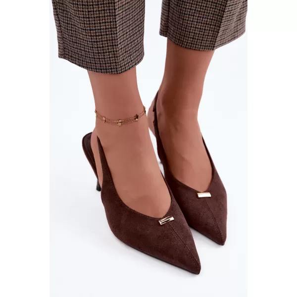  Női pumpák BOTO T681P BROWN 