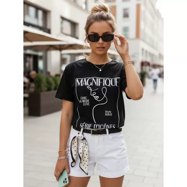  Női póló DSTREET RY2502 FEKETE 