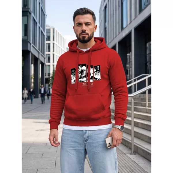  Férfi pulóver DSTREET NX5146BX-18-09 PIROS 
