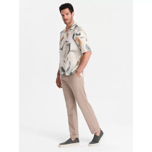  Férfi chino nadrág OMBRE P1522 BÉZS 