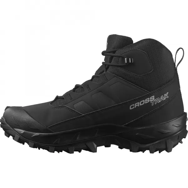  Férfi cipők SALOMON CROSSTRAK WATERPROOF L47570200 FEKETE/FEKETE/ASZFALT 