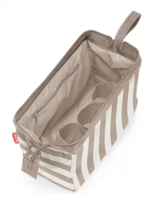 Kozmetikai táska REISENTHEL Travelcosmetic Summerstripes coffee SUMMERSTRIPES KÁVÉ