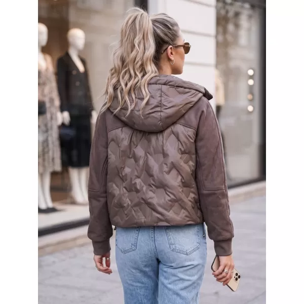  Női kabát DSTREET TY6092 BARNA 