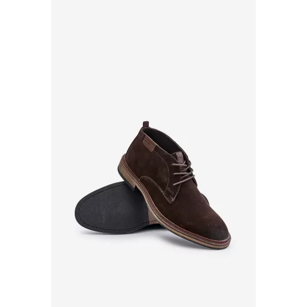  Férfi cipők BIG STAR SHOES OO174145 BARNA/BÉZS 