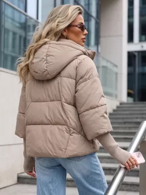 Női kabát DSTREET TY5827 BÉZS