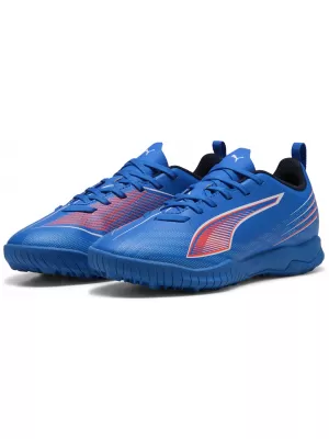 Gyermek gyep PUMA ULTRA 6 PLAY TT JR 108544-01 ULTRA KÉK/FEHÉR/VILÁGÍTÓ VÖRÖS