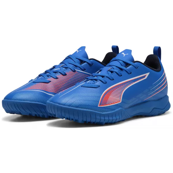  Gyermek gyep PUMA ULTRA 6 PLAY TT JR 108544-01 ULTRA KÉK/FEHÉR/VILÁGÍTÓ VÖRÖS 
