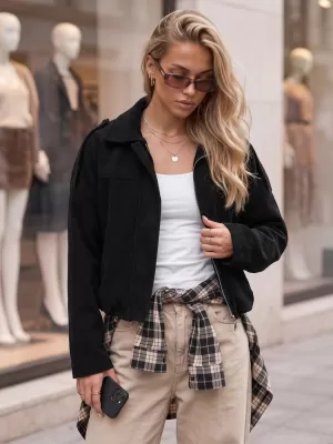 Női kabát DSTREET TY6021 FEKETE