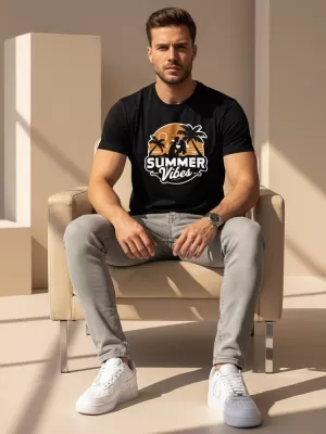Férfi póló DSTREET NX044R FEKETE
