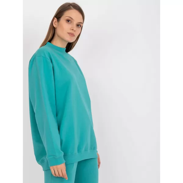  Női pulóver BASIC FEEL GOOD AP-BL-A-R001 TÜRKIZ 