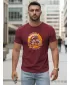Férfi póló DSTREET NX5095R-BU BURGUNDIA