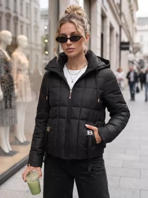 Női kabát DSTREET TY5857 FEKETE