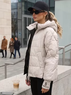 Női kabát DSTREET TY5761 BÉZS