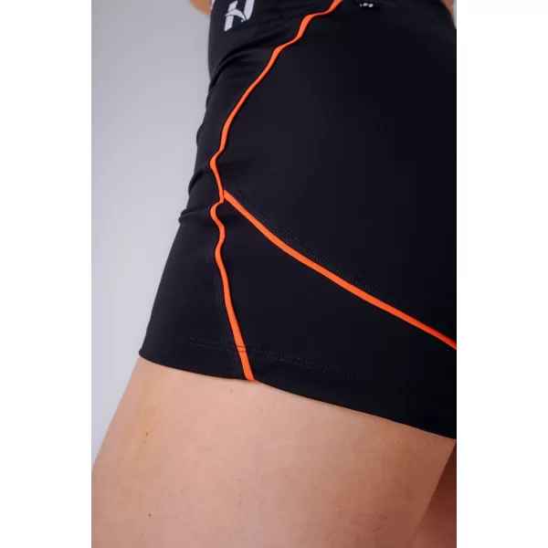  Női rövidnadrág NEBBIA OLYMPIA HIGH-WAIST 937 FEKETE 