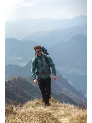 Férfi vízálló softshell kabát NORDBLANC EXPEDITIOUS NBSSM8323 ZÖLD