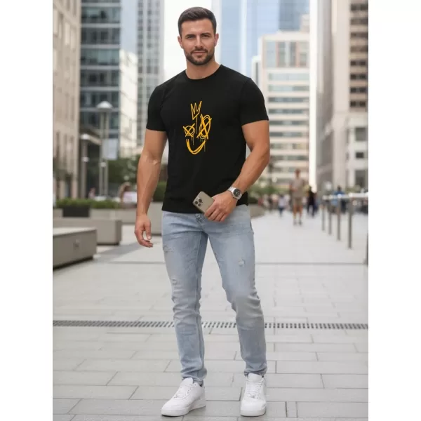  Férfi póló DSTREET NX0138R-BK FEKETE 