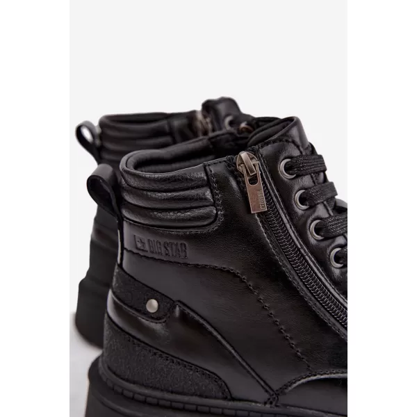  Férfi bokacsizma BIG STAR SHOES UU174242 FEKETE 