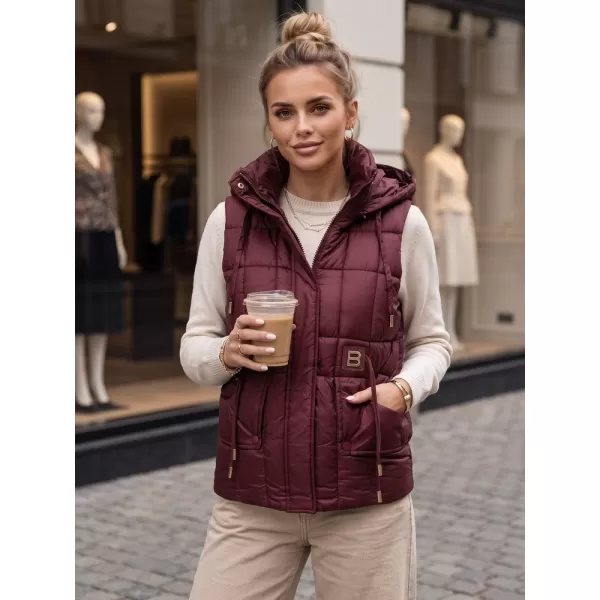  Női mellény DSTREET TY5974 BURGUNDIA 