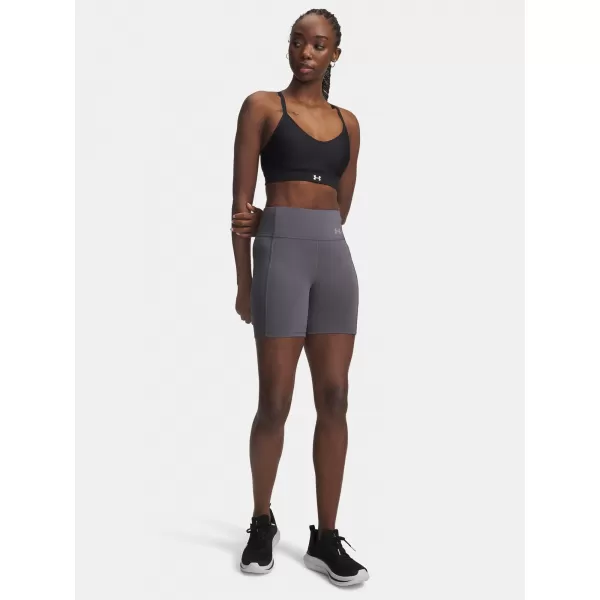  Női rövidnadrág UNDER ARMOUR UA VELOCITI 6IN FITTED SHORT 6009498-025 SZÜRKE 