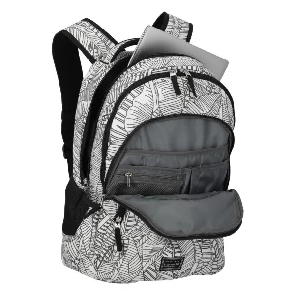  Hátizsák TRAVELITE BASICS BACKPACK PRINT FEHÉR NYOMTATÁS 