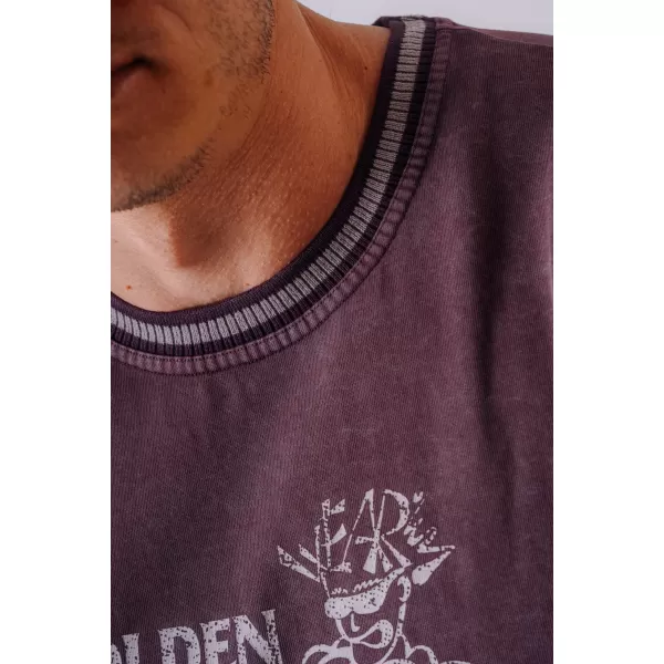  Férfi pólók NEBBIA OLYMPIA HEAVYWEIGHT COTTON 941 BORDÓ 