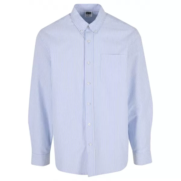  Férfi ing URBAN CLASSICS TB8093 VILÁGOS HORIZONT KÉK/FEHÉR 