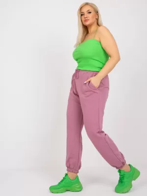 Női melegítőnadrág BASIC FEEL GOOD RV-DR-6331.86 SÖTÉT RÓZSASZÍN