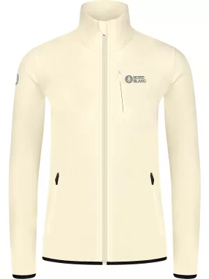 Női könnyű polár pulóver NORDBLANC MAPLE NBSFL8374 BÉZS