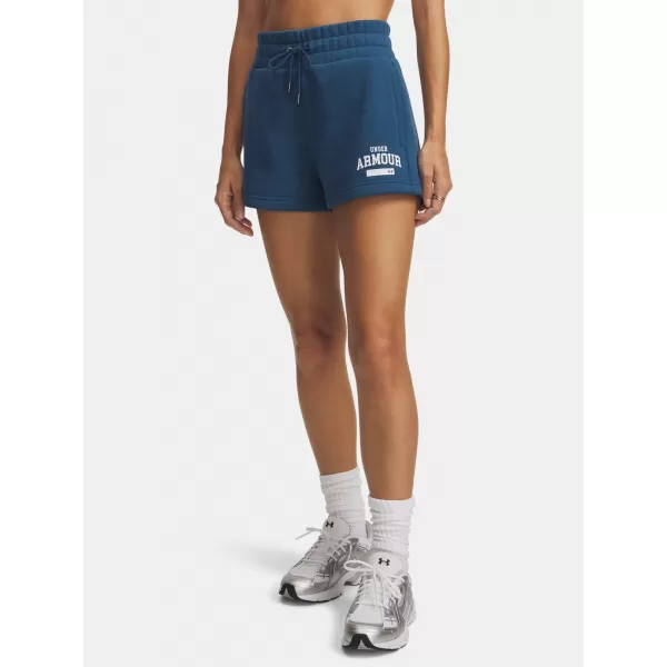  Női rövidnadrág UNDER ARMOUR ICON FLC NOV SHORT 6010982-498 KÉK 