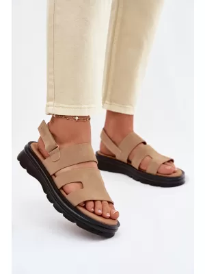 Női szandál BIG STAR SHOES TT274482 BÉZS