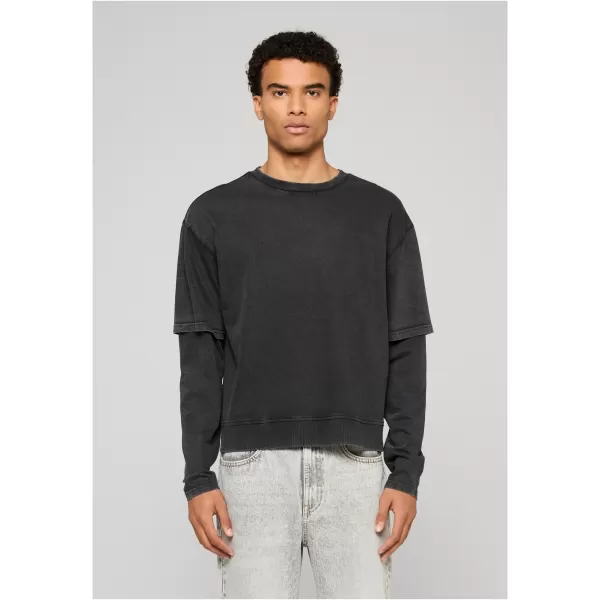 Férfi póló URBAN CLASSICS TB8410-00007 FEKETE 
